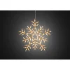 Acryl-Schneeflocke mit LEDs, für den Außenbereich, 58 cm
