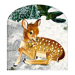 Adventskalender "Weihnachtskranz mit Winterhäuschen"