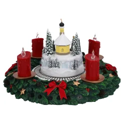 Adventskranz Winterdorf, Spieldose