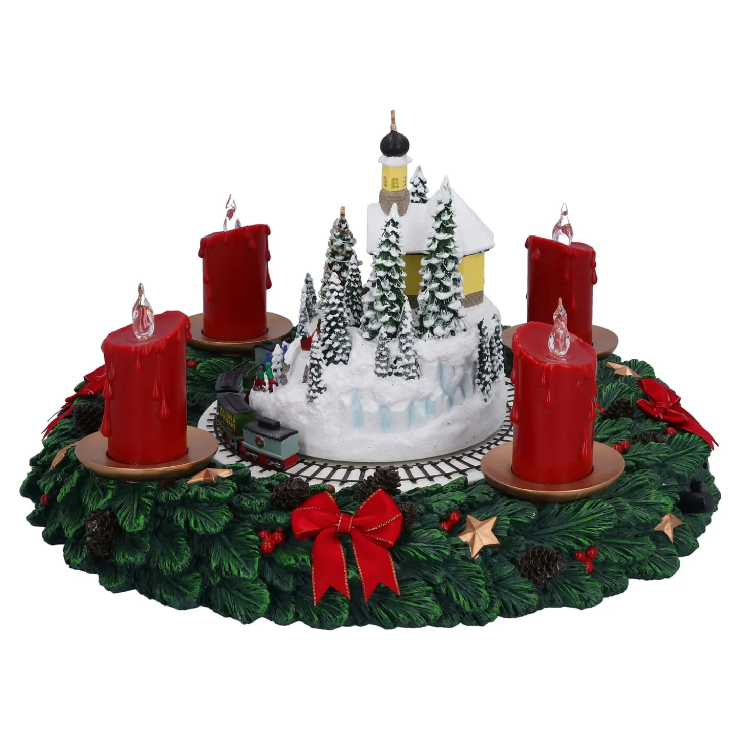 Adventskranz Winterdorf, Spieldose