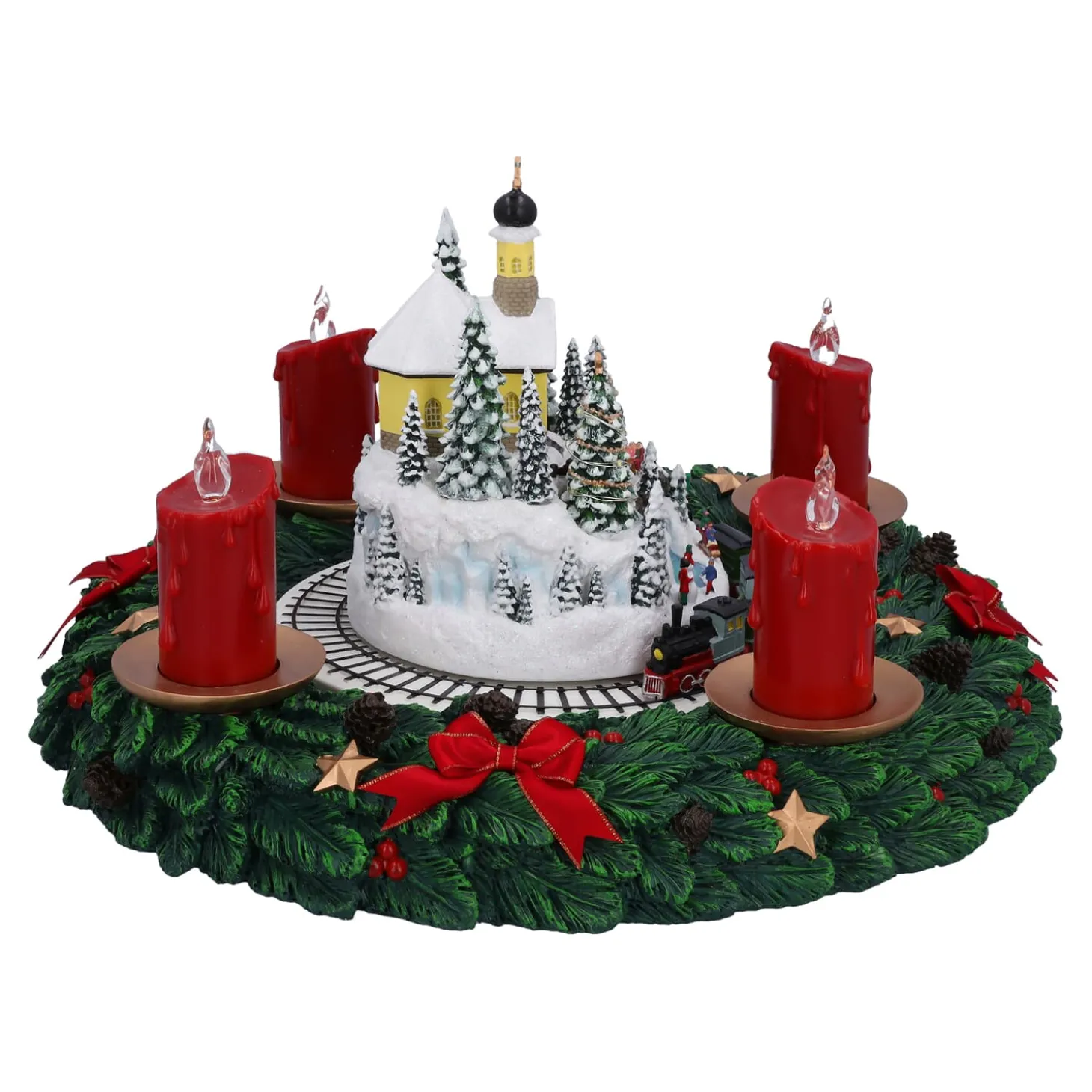 Adventskranz Winterdorf, Spieldose