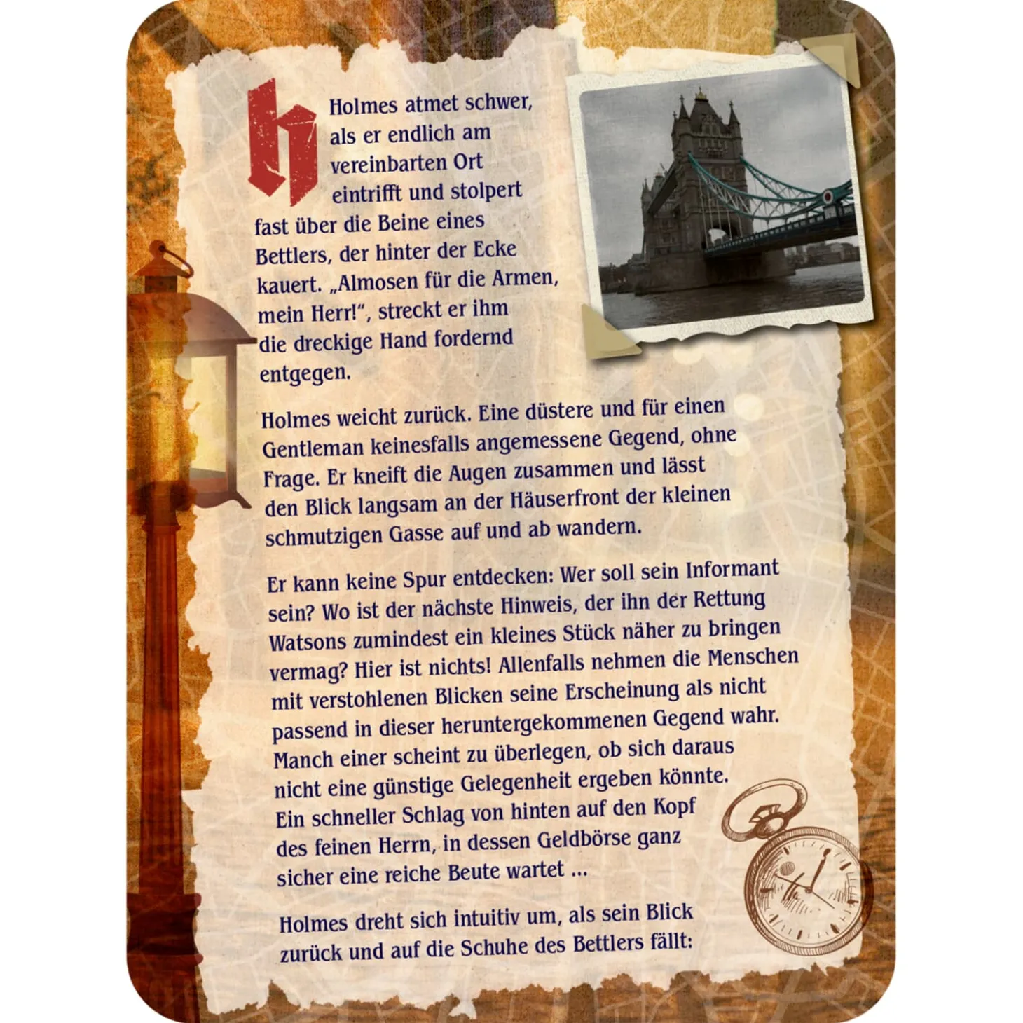 Advents-Rätselspiel "Sherlock Holmes"