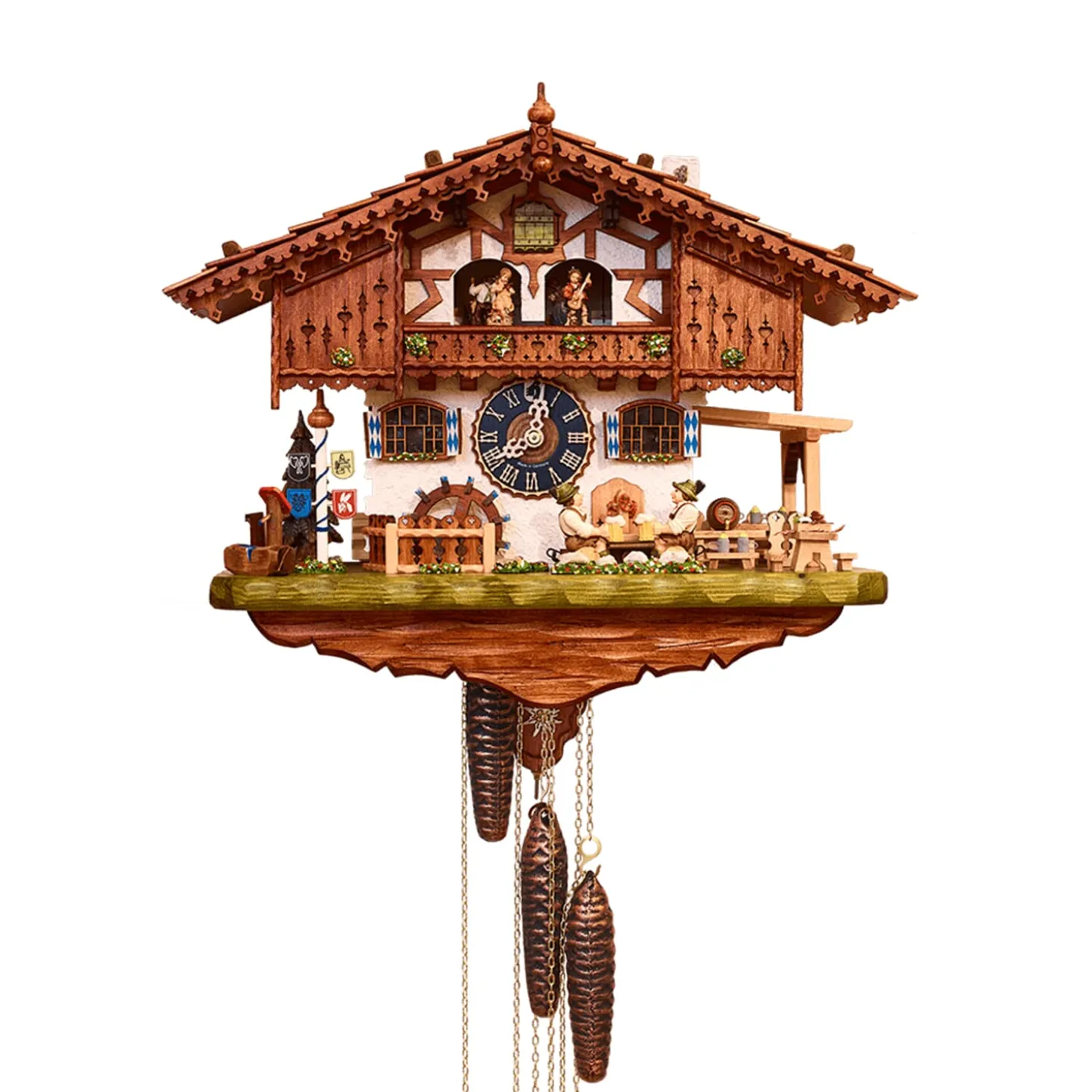 Biergarten mit Stammtisch Kuckucksuhr