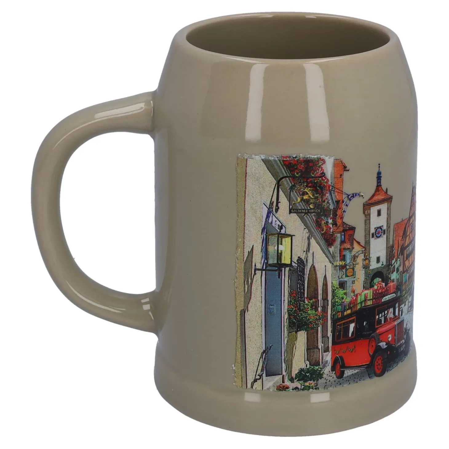 Bierkrug "Silhouette Rothenburg", 0,5 l