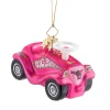 Bobby Car, pink, Glas-Baumbehang