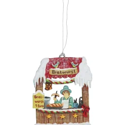 Bratwurststand, Zinn-Baumbehang