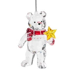 Bärchen mit rotem Schal, Acryl