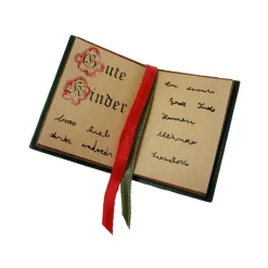 Buch für Räuchermännchen "Sankt Nikolaus"