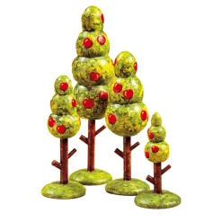 Bäume-Set Sommer 4-teilig