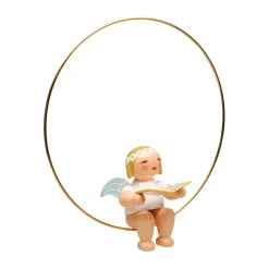 Christbaumengel im Ring, mit Liederbuch