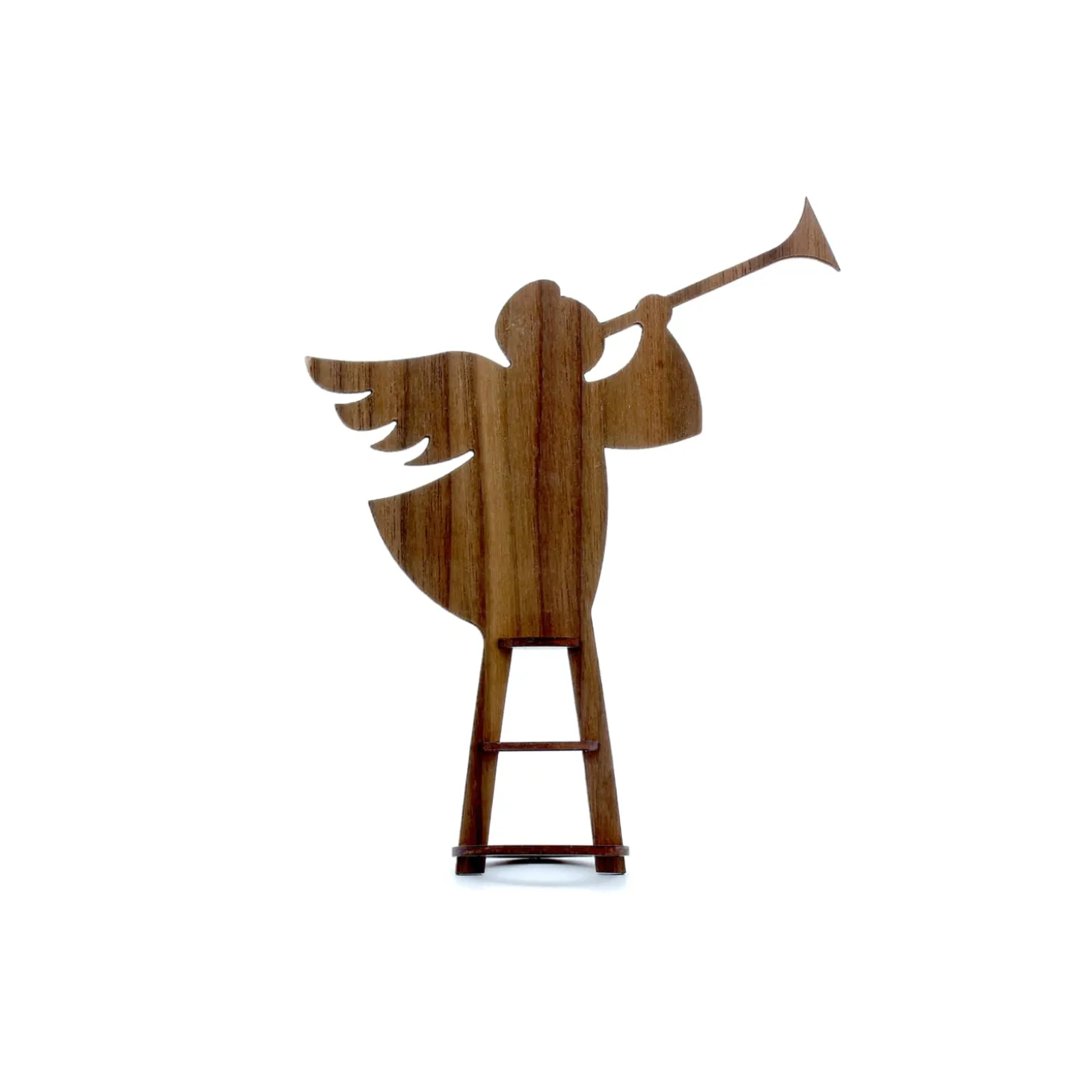 Christbaumspitze Engel mit Trompete