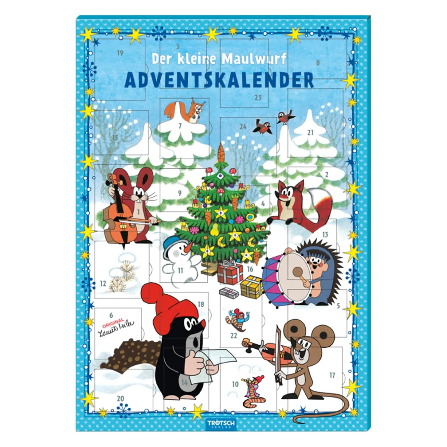 Der kleine Maulwurf Magnet-Adventskalender