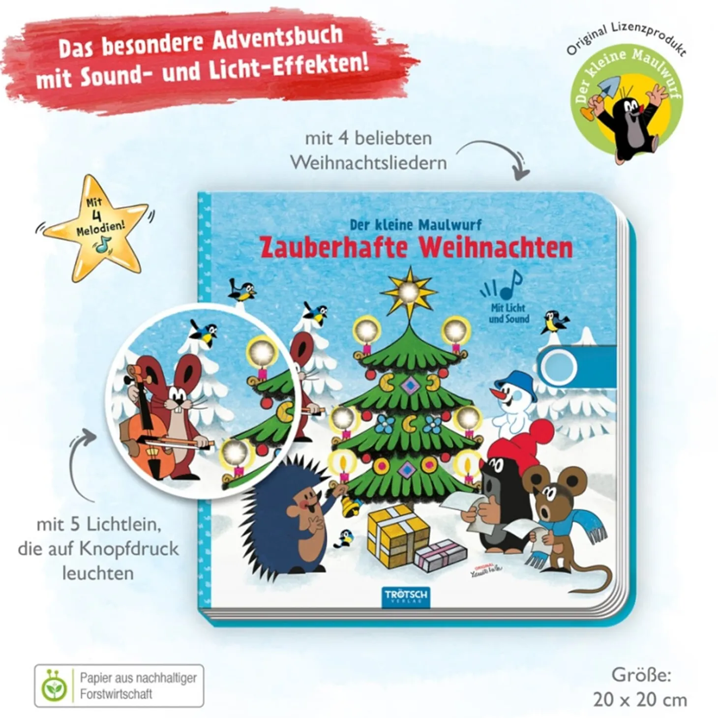 Der kleine Maulwurf Soundbuch "Zauberhafte Weihnachten"