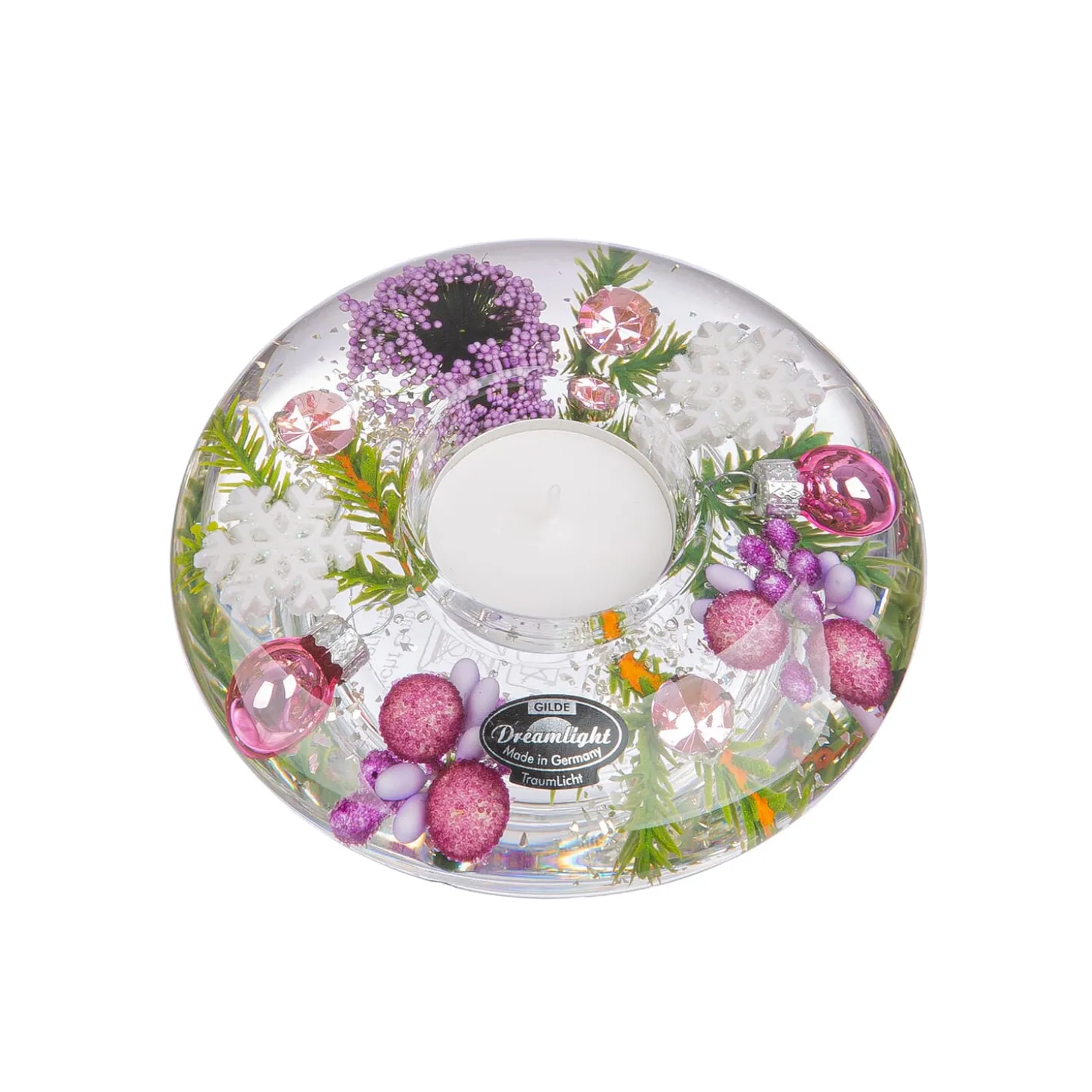Dreamlight "Purple Snow" - Kerzenhalter Ufo Medium