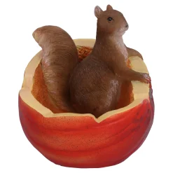 Eichhörnchen in Kürbis, Standfigur