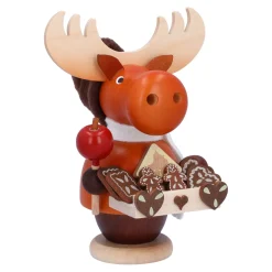Elch als Lebkuchenverkäufer, Räuchermännchen