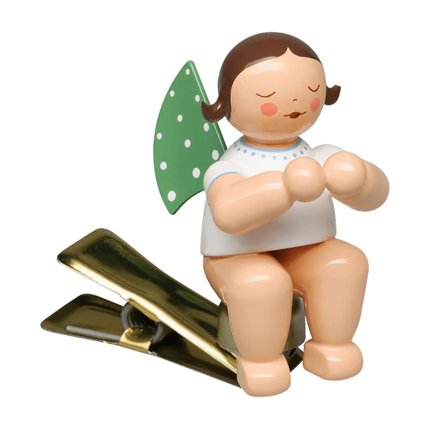 Engel betend, auf Klemme