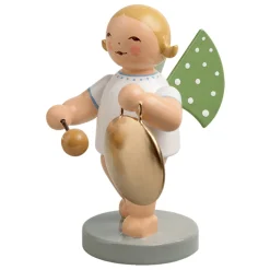 Engel mit Gong, stehend