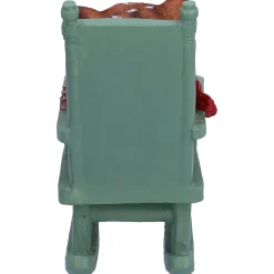 Eule auf Schaukelstuhl, Standfigur