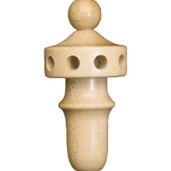 Flügelnabe aus Holz für Pyramiden, lackiert