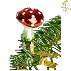 Fliegenpilz mit Clip, klein (3,5 cm)