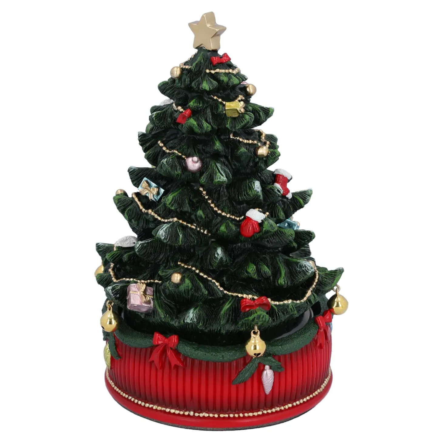 Geschmücktes Weihnachtsbäumchen, Musikdose