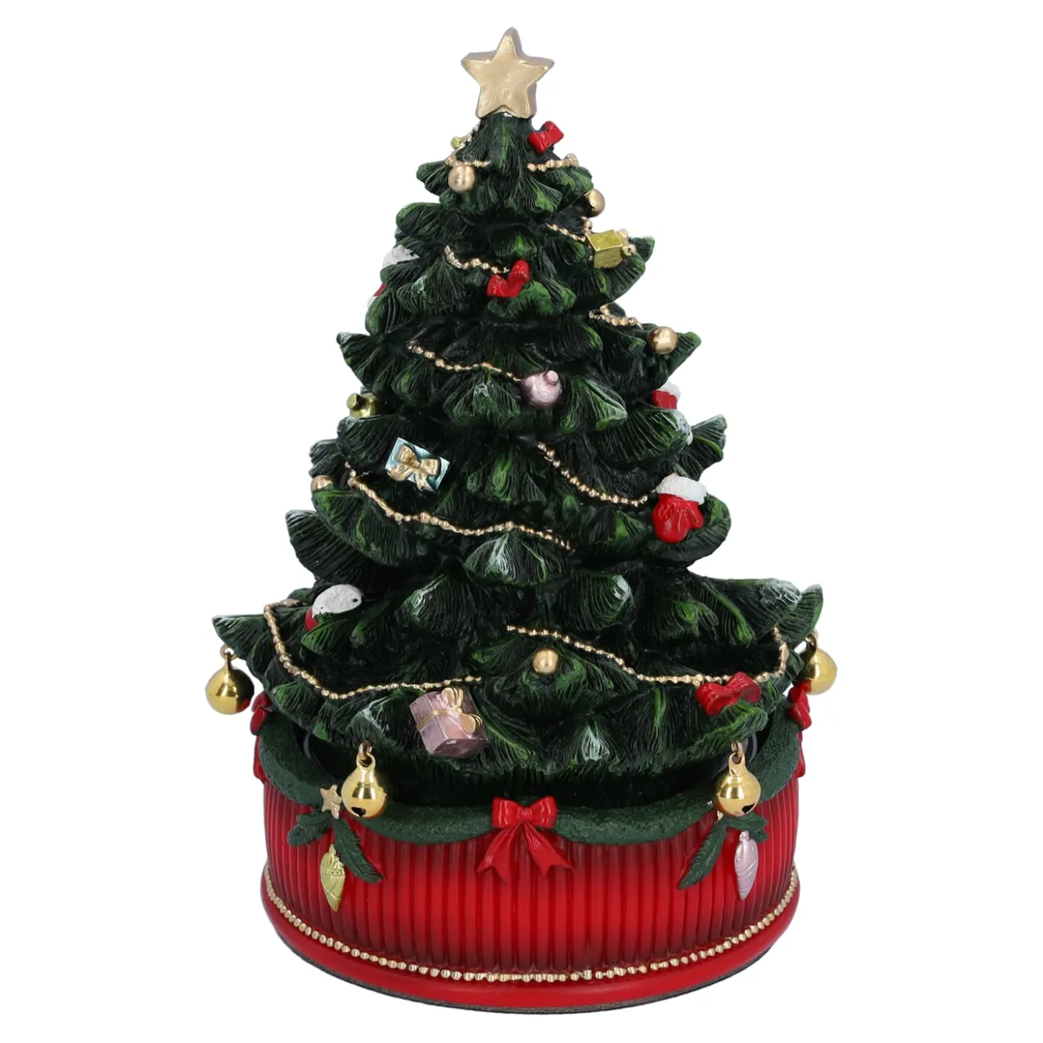 Geschmücktes Weihnachtsbäumchen, Musikdose