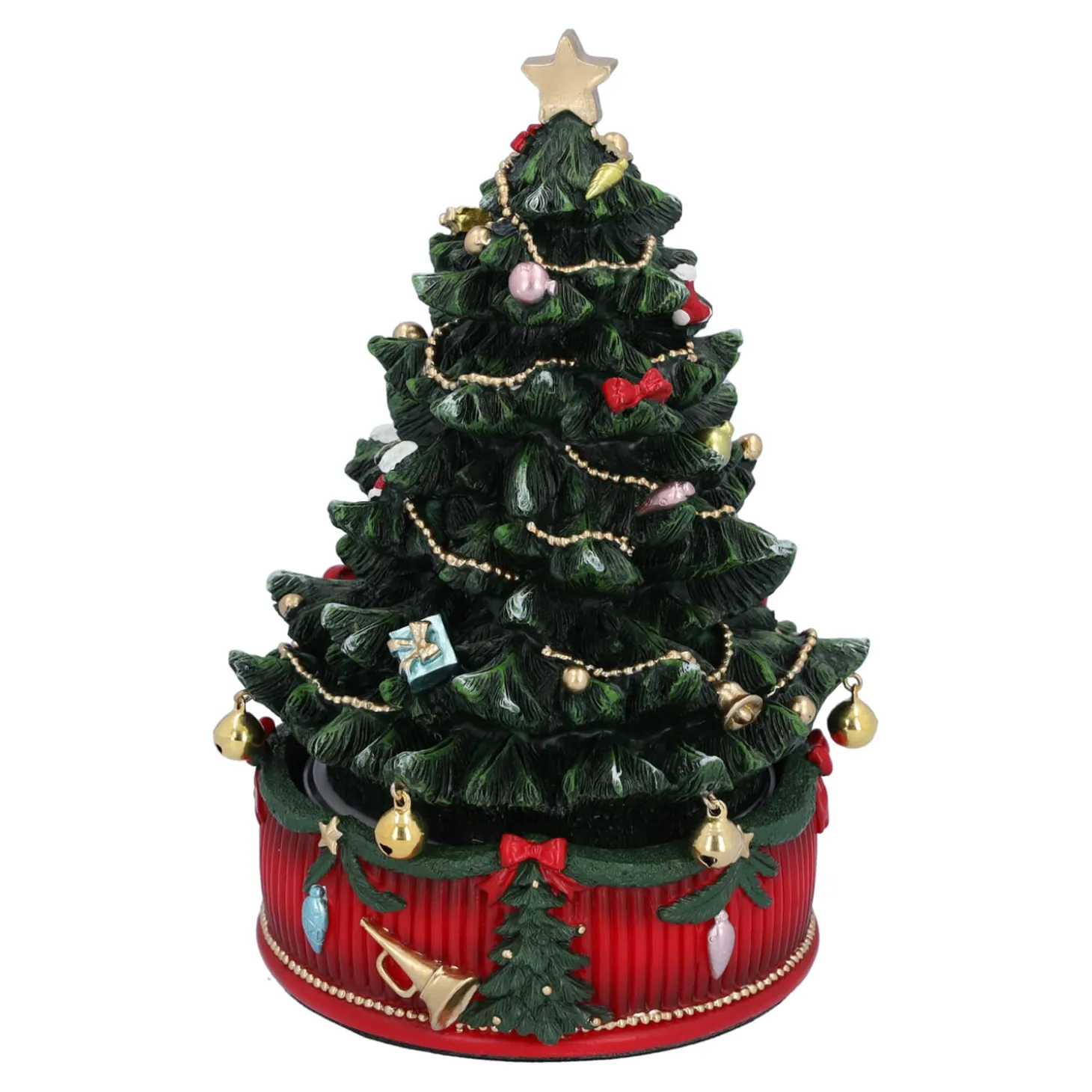 Geschmücktes Weihnachtsbäumchen, Musikdose