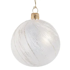 Glaskugel klar, champagner, 10 cm