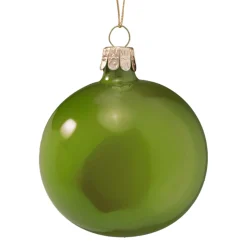 Glaskugel Opal grün, 7 cm