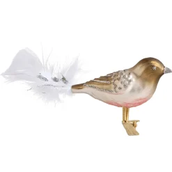 Glasvogel braun-silberfarben