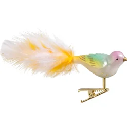 Glasvogel gold-pastell