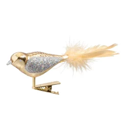 Glasvogel, gold-silber