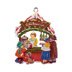 Glühweinstand, Zinn-Baumbehang