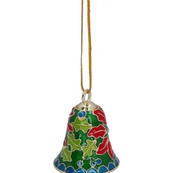 Glocke mit Blüte, Metall-Baumbehang