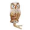 Goldene Eule mit Clip