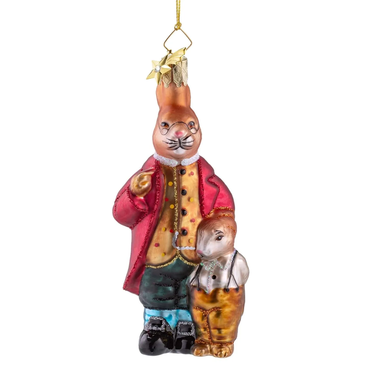 Hasenlehrer mit Junge