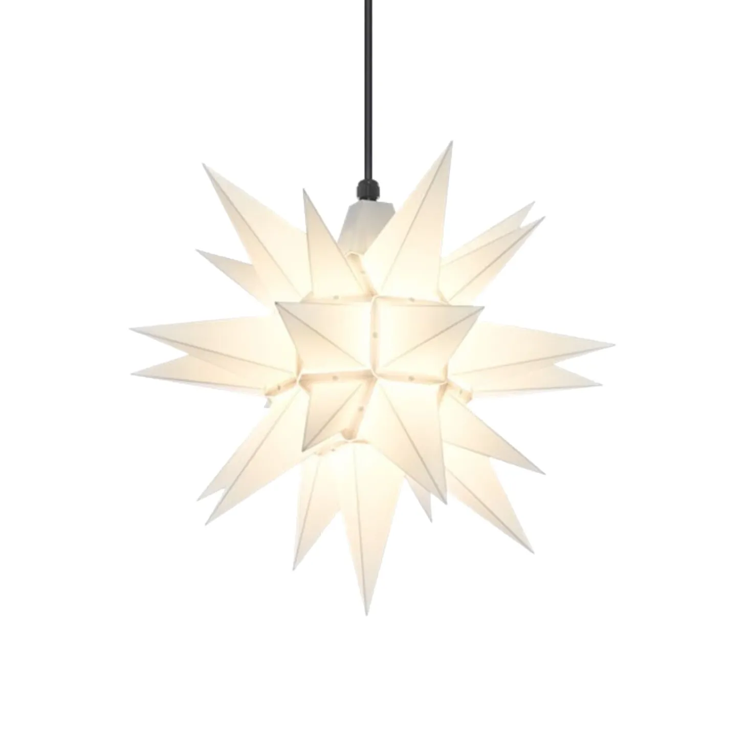 Herrnhuter Stern, weiß, 40 cm, Kunststoff