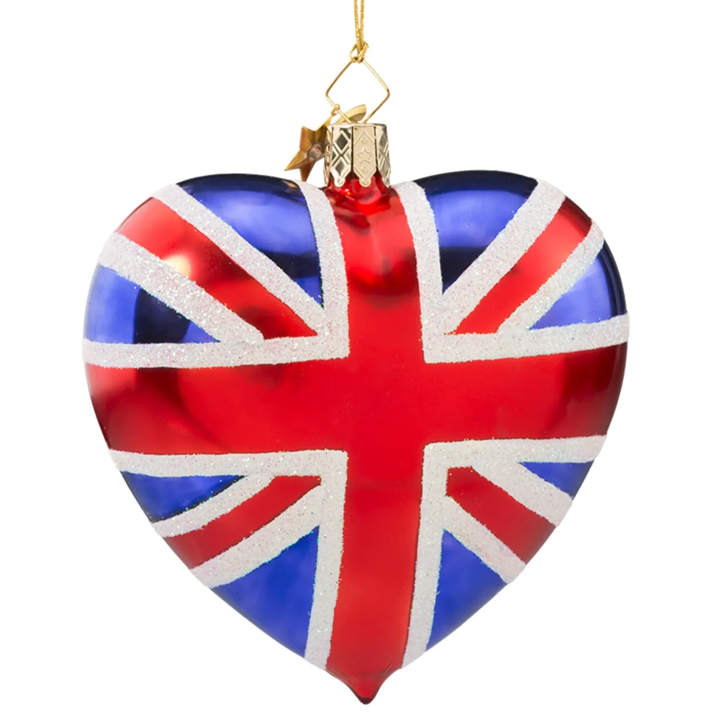 Herz Flagge Großbritannien