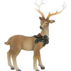 Hirsch mit Blätterkranz