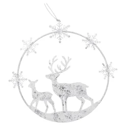 Hirschfamilie, silber