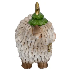 Hochlandrind mit grüner Mütze, Standfigur