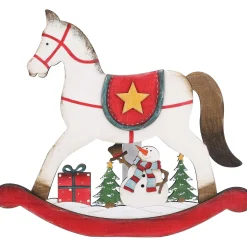 Holzaufsteller Schaukelpferd