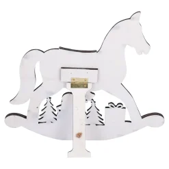 Holzaufsteller Schaukelpferd