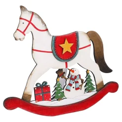 Holzaufsteller Schaukelpferd