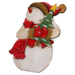 Holzaufsteller "Schneemanns Lieblingsbäumchen"