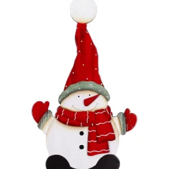 Holzaufsteller Schneemann