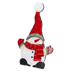Holzaufsteller Schneemann