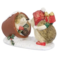 Igelpaar im Blumentopf