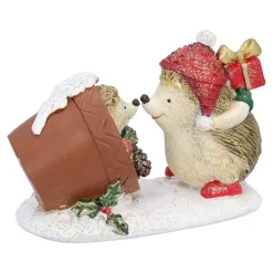 Igelpaar im Blumentopf